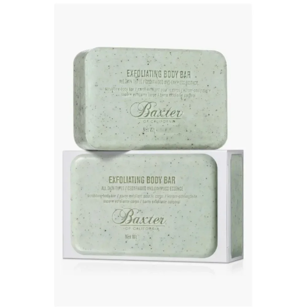 Baxter of California Skincare,Scrub Soap Body Bar Men-Travel 28g,1oz-BOXED-NEW